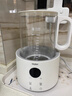 海爾恒溫電熱水壺1.5L 速熱燒水壺煮茶壺沖泡奶粉調奶器 保溫除氯不銹鋼加熱盤(pán)電熱水壺H207白色 曬單實(shí)拍圖
