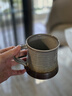 九土日式陶瓷馬克杯復古咖啡杯簡(jiǎn)約家用情侶對杯窯變螺旋紋藝術(shù)杯 曬單實(shí)拍圖