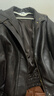 百圖betu女裝秋季新款新復古回潮洗水皮衣寬松夾克外套女2409T58 咖啡色 XS 曬單實(shí)拍圖
