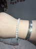 京潤珍珠手鏈女淡水珍珠手串基礎百搭彈力繩少女款生日禮物送愛(ài)人 曬單實(shí)拍圖