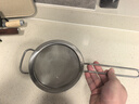 炊大皇 全身304不銹鋼網(wǎng)漏勺26目過(guò)濾網(wǎng)勺細網(wǎng)勺面粉篩撈漏勺中號 曬單實(shí)拍圖