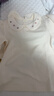 巴厘小豬女童T恤春秋長(cháng)袖打底衫寶寶娃娃領(lǐng)休閑衣服幼兒冬季保暖兒童上衣 奶白 100 曬單實(shí)拍圖