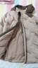 G.duck小黃鴨女童羽絨棉服2025冬新款兒童加厚棉襖中大童冬季中長(cháng)款外套 卡其色 標準尺碼 170 曬單實(shí)拍圖