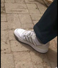 adidas ENTRAP美式校園風(fēng)運動(dòng)少年感復古籃球風(fēng)板鞋男女阿迪達斯   白色/暗銀金屬/樹(shù)脂黃   36 曬單實(shí)拍圖