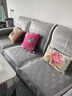 浪莎夏季2026新款高端輕奢涼感冰絲皮沙發(fā)蓋墊現代簡(jiǎn)約直排沙發(fā)涼席墊 冰絲知夏-灰色【涼而不冰好面料 機洗無(wú)憂(yōu)更省心】 90*90cm （加大加寬扶手靠背） 曬單實(shí)拍圖
