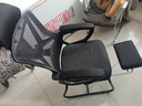 舒客藝家電腦椅辦公椅職員網(wǎng)椅會(huì )議椅家用靠背休閑椅子弓形學(xué)生宿舍學(xué)習椅 WE黑色+腳踏弓形【海綿款】 曬單實(shí)拍圖