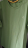 哈吉斯（HAZZYS）男裝 【薄荷曼波風(fēng)】夏款刺繡凈色圓領(lǐng)短袖T恤衫ASTZE03BE65 淺綠色LG L (175/96A 48) 曬單實(shí)拍圖