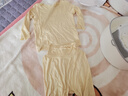 嬰兒莫代爾套裝分體秋衣秋褲0-3歲寶寶夏季長(cháng)袖家居服睡衣 黃色#6729 90 身高78-87cm 體重22-26斤 曬單實(shí)拍圖