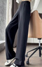 韓都衣舍窄版闊腿褲女春秋2026款高腰百搭顯瘦西裝褲小個(gè)子女士休閑長(cháng)褲 曬單實(shí)拍圖