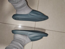 潔麗雅（Grace）居家情侶加厚拖鞋簡(jiǎn)約清新馬卡龍色男女款涼拖涼拖鞋 灰藍 44/45 曬單實(shí)拍圖