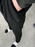 必邁（bmai）新品跑步防風(fēng)控溫長(cháng)褲v3男女款訓練運動(dòng)保暖舒適休閑褲 夜幕黑 【男】 L 曬單實(shí)拍圖