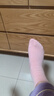 親相見(jiàn)100%棉襪子女款高筒襪子春夏款純棉吸汗防臭透氣7A抗菌高筒襪 曬單實(shí)拍圖