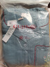 古今（GUJIN）寬松刺繡純棉睡衣女單排扣家居服居家可外出兩穿親膚透氣女 曬單實(shí)拍圖