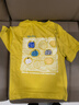 小象漢姆童裝男童短袖T恤純棉兒童夏天t恤衫中大童洋氣上衣 姜黃 140cm 曬單實(shí)拍圖