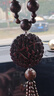 迪加倫高檔汽車(chē)掛件車(chē)載內后視鏡吊墜車(chē)出入平安貔貅男女士桃木裝飾用品 曬單實(shí)拍圖