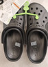 卡駱馳（CROCS）洞洞鞋貝雅卡駱班輕便耐磨一腳蹬休閑鞋|205089 深藍/辣椒紅-4CC 43 (270mm) 曬單實(shí)拍圖