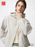 優(yōu)衣庫女裝休閑連帽短外套/時(shí)尚百搭479229 31 米色 XL 曬單實(shí)拍圖