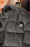 特步（XTEP）童裝兒童零壓力輕暖羽絨服實(shí)用內開(kāi)袋防風(fēng)保暖輕外套 丹青黑 130 曬單實(shí)拍圖
