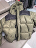 網(wǎng)易嚴選【斷碼清倉】90白鴨絨面包羽絨服加厚保暖蓬松零壓三防男女同款 橄欖綠-連帽拼色 M 曬單實(shí)拍圖