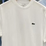 LACOSTE法國鱷魚(yú)男裝26春季新款簡(jiǎn)約舒適短袖運動(dòng)T恤|TH0003 49T/白色/桔色 L 5 曬單實(shí)拍圖