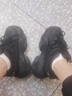 啄木鳥(niǎo)網(wǎng)面透氣女鞋2026春夏季新款小個(gè)子增高6cm老爹鞋舒適百搭休閑鞋 黑色【網(wǎng)面透氣款】 37 (235mm) 曬單實(shí)拍圖