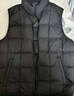 優(yōu)衣庫男裝女裝高級輕型羽絨便攜式背心休閑羽絨排骨馬甲478276 09 黑色 L 曬單實(shí)拍圖