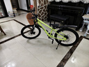 京東京造靈躍山地自行車(chē)京東自營(yíng)8-12-13歲兒童自行車(chē)學(xué)生變速22寸青檸綠 曬單實(shí)拍圖