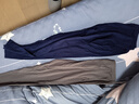浪莎（LangSha）10A抗菌純棉秋褲男保暖褲秋冬超薄款寬松打底褲線(xiàn)褲襯褲新疆高端 【碳灰+藏青】· 10A抗菌彈力棉 XL /175 曬單實(shí)拍圖