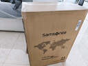 新秀麗（Samsonite）京東聯(lián)名定制款行李箱25英寸豎條紋拉桿箱拿鐵咖GU9密碼托運箱 曬單實(shí)拍圖