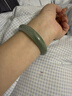 慕公子“長(cháng)相思”緬甸翡翠真玉手鐲子冰透種女士款媽媽飄花珠寶正品處理 “長(cháng)相思”【高冰透升級款】 58mm-59mm（贈玉石吊墜+禮盒） 曬單實(shí)拍圖