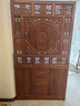 詠月 紅木家具非洲花梨（學(xué)名：刺猬紫檀）實(shí)木隔斷柜中式屏風(fēng)柜玄關(guān)柜 曬單實(shí)拍圖