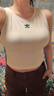阿迪達斯（adidas）Originals三葉草女子3S PAD TANK背心 KB6418 XL 曬單實(shí)拍圖