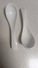 巨博（JOBO）商用A8密胺調羹湯勺子10個(gè)裝14.5cm 喝湯小勺子 曬單實(shí)拍圖