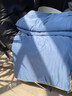 海瀾之家（HLA）冰絲夏涼被A類(lèi)2026新款仿真絲夏天薄被子可機洗涼感空調被子被芯 輕奢-賓利藍【A類(lèi) 絲滑裸睡】 黑科技涼感冰絲【150*200cm】 曬單實(shí)拍圖
