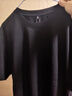 凡客誠品（VANCL）短袖男夏季男士t恤純棉圓領(lǐng)寬松大碼基礎純色半袖體恤 黑色 2XL 曬單實(shí)拍圖