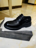 XO皮鞋男款【頭層牛皮】2026春季正裝商務(wù)德比鞋系帶西裝男鞋黑色40 曬單實(shí)拍圖