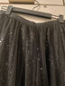 2025新款純欲網(wǎng)紗半身裙女超仙亮片裙高腰氣質(zhì)顯瘦a字長(cháng)款百褶裙 5528【黑色】時(shí)尚亮片網(wǎng)紗裙 XL 推薦【126-140斤】 曬單實(shí)拍圖