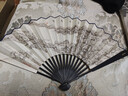 王星記非遺傳承中國風(fēng)男式折扇仿烏木絲綢絹扇9寸手工扇子 清溪禮盒裝 伴手禮 曬單實(shí)拍圖