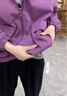 2026春季新款休閑寬松風(fēng)衣女士韓版百搭連帽外套小個(gè)子沖鋒衣夾克 紫色-休閑時(shí)尚 L 建議110-130斤 曬單實(shí)拍圖