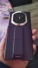 皮皮殼【360新升級】適用于華為MateX7雙中軸保護360°全包防摔腕帶華為x7手機殼真皮翻蓋羅蘭紫保護套 曬單實(shí)拍圖