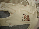 貝瑞加（Babyprints）嬰兒連體衣2件裝新生寶寶純棉A類(lèi)衣服四季柔軟內衣爬服 黃熊59 曬單實(shí)拍圖