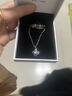 唯一（Winy）四葉草999足銀項鏈女款吊墜生日新年送老婆首飾情人節禮物女朋友 曬單實(shí)拍圖