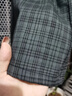 俏蘭緹（CIOLATI）褲子女韓版復古深灰格子休閑褲女春夏新款小個(gè)子休閑慵懶風(fēng)闊腿褲 女褲-深灰-常規 S 【建議80-95斤】 曬單實(shí)拍圖
