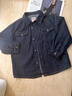 Levi's李維斯兒童牛仔襯衫外套夾克2026春裝新款男童女童襯衣童裝 星空藍 140 /68 【建議身高128-140cm】 曬單實(shí)拍圖