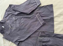 海瀾之家（HLA）男士睡衣家居服男女100%純棉全棉抗菌防螨抗靜電四季款套裝 100%純棉抗菌防螨-深灰 XL /男175(體重130-150斤) /女170(體重120-140斤) 曬單實(shí)拍圖
