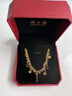 周大福捕夢(mèng)星碎碎金爆閃蕾絲星星蹦迪珠足金黃金項鏈女生日禮物EOF2235 45cm 約7.2g計價(jià)(工費680) 曬單實(shí)拍圖