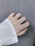 老鳳祥莫比烏斯環(huán)黃金戒指男女款足金情侶對戒婦女節38女神節禮物母親節 約3g足金莫比烏斯情侶開(kāi)口戒指-女戒 曬單實(shí)拍圖