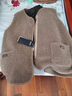 恒源祥羊毛馬甲女士皮毛一體男坎肩秋冬季中老年加厚保暖真皮棉背心百搭 卡其米(里襯款)羊毛可拆卸 2XL 曬單實(shí)拍圖