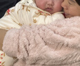 優(yōu)奇嬰兒衣服冬季連體衣加厚秋冬過(guò)年新生兒夾棉拜年寶寶保暖棉服冬裝 曬單實(shí)拍圖