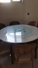 八海鳥(niǎo)餐桌轉盤(pán)家用旋轉圓桌加厚鋼化玻璃桌子大底座桌面旋轉輔助輪78cm 曬單實(shí)拍圖
